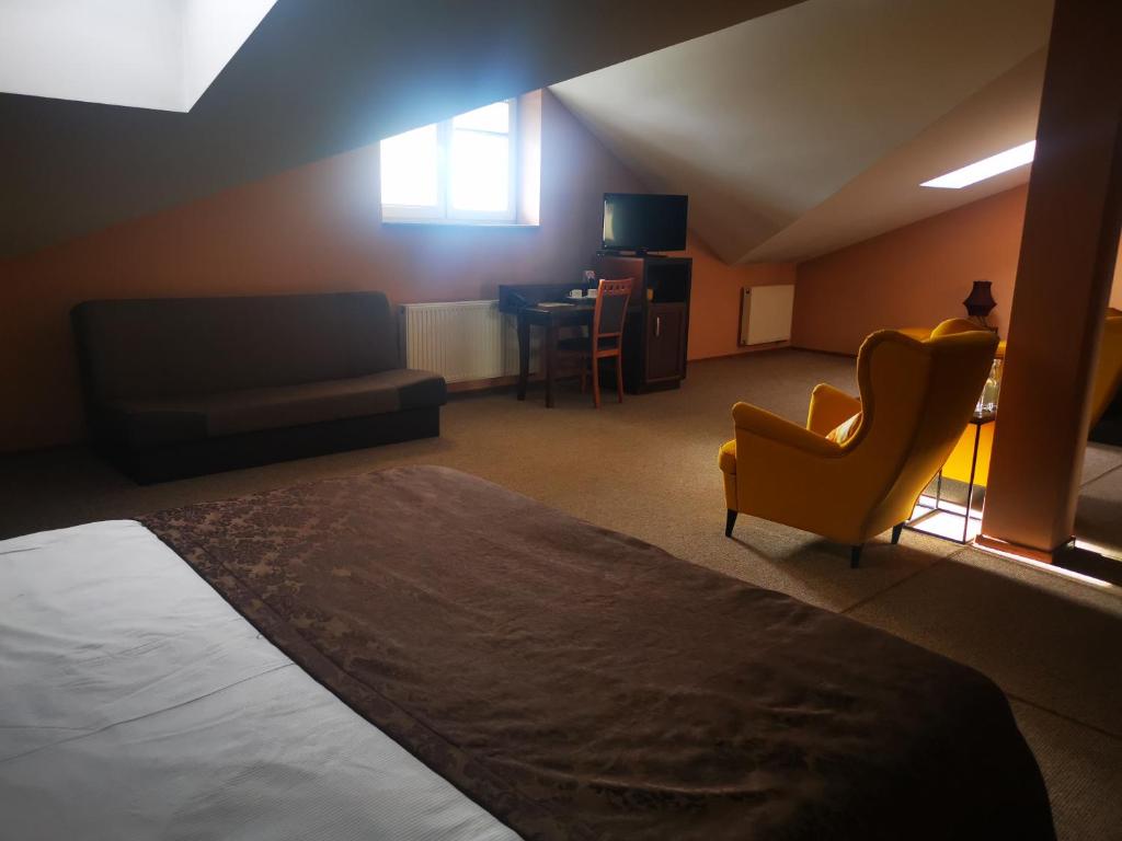 Posezení v ubytování Hotel i Restauracja Bona