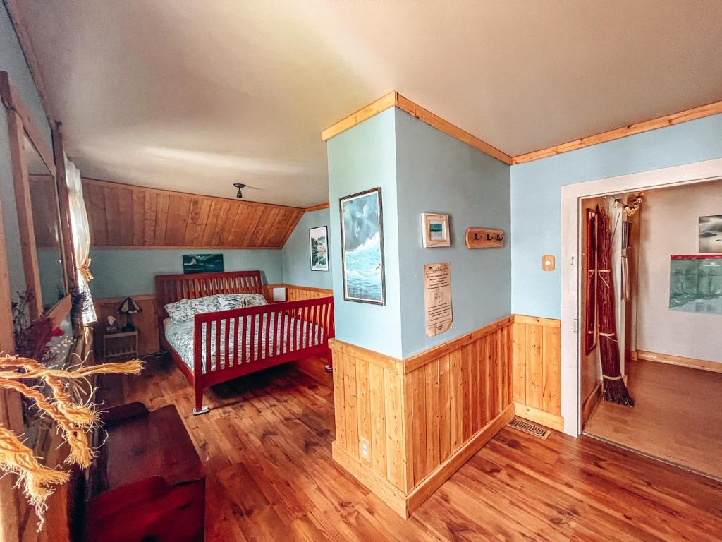 Postel nebo postele na pokoji v ubytování Gîte B&B du Village