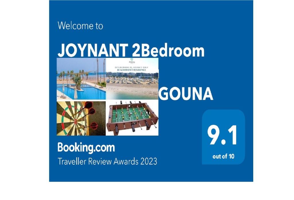 Captura de pantalla de la bienvenida a la agradable habitación goma en JOYNANT #Mangroovy 2Bedroom Pool View- Free Beach Access #GOUNA, en Hurghada