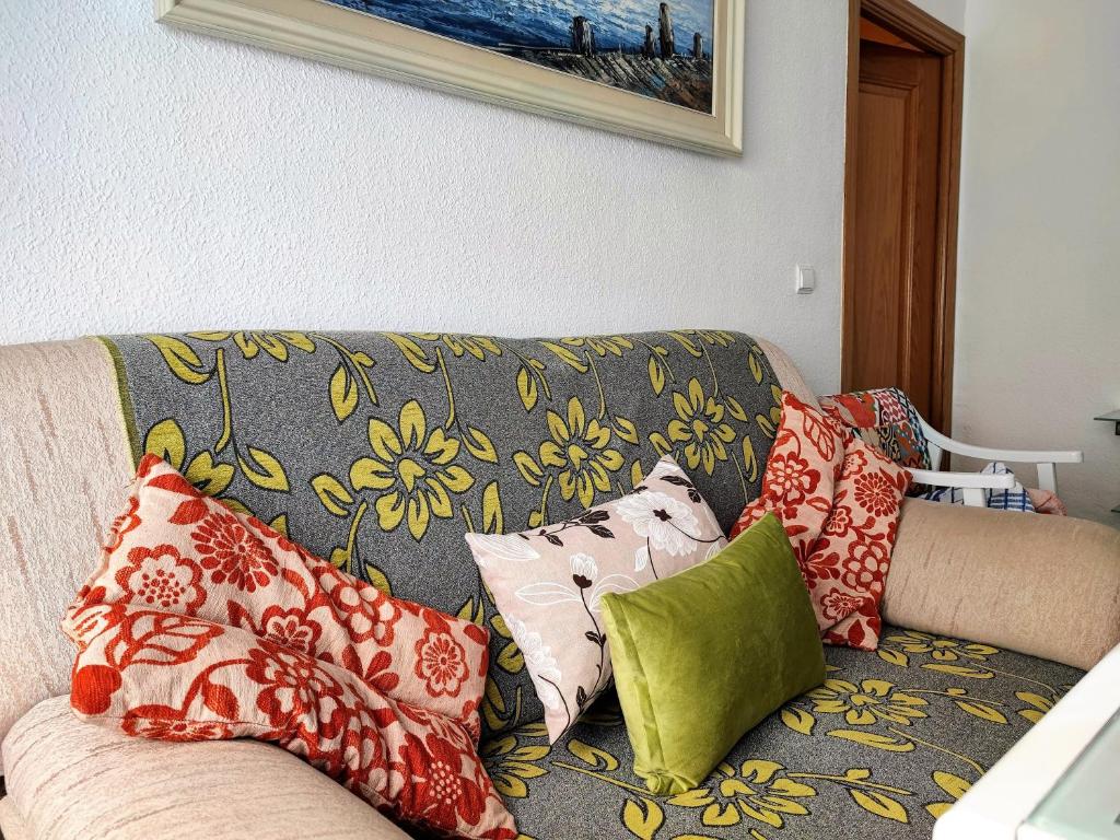 A seating area at Apartamento La flor de Mayo