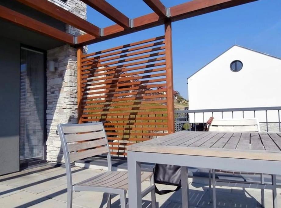 Balkón nebo terasa v ubytování Palava eu 7