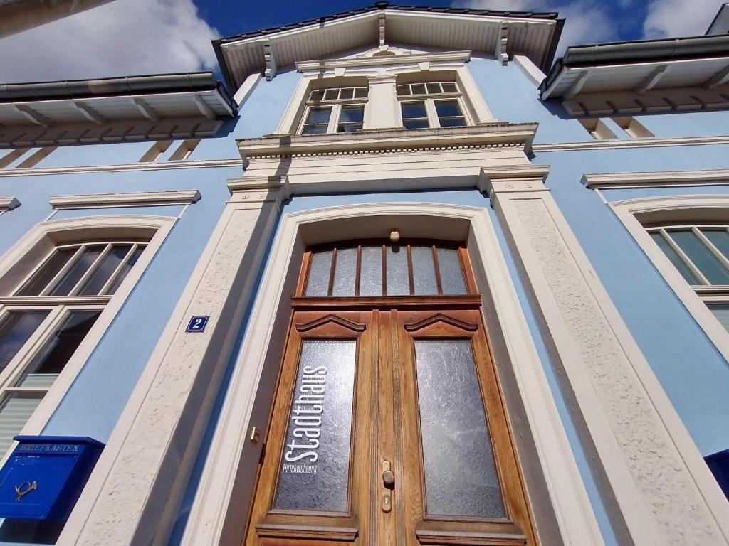 Exteriér nebo vchod ubytování Stadthaus mit Dachterrasse
