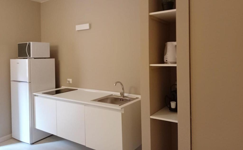 Kuchyň nebo kuchyňský kout v ubytování Narciso boutique apartment