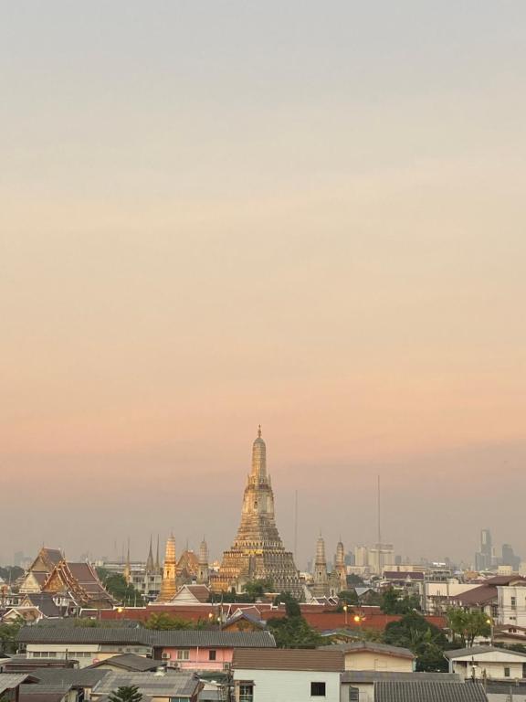 Nespecifikovaný výhled na destinaci Bangkok nebo výhled na město při pohledu z ubytování v soukromí
