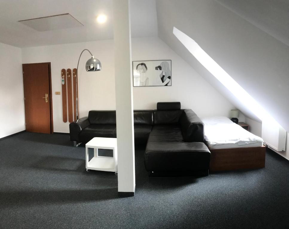 Posezení v ubytování Rozmaryn Rooms & Apartments