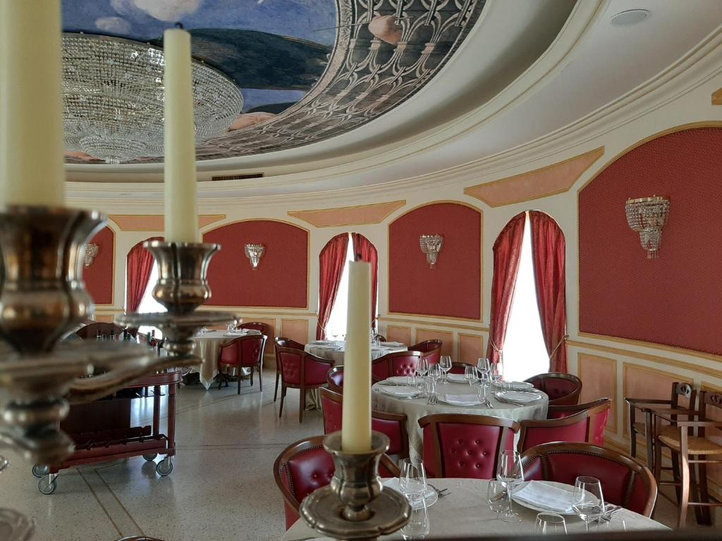 Predel za sedenje v nastanitvi Parco dei Principi Hotel