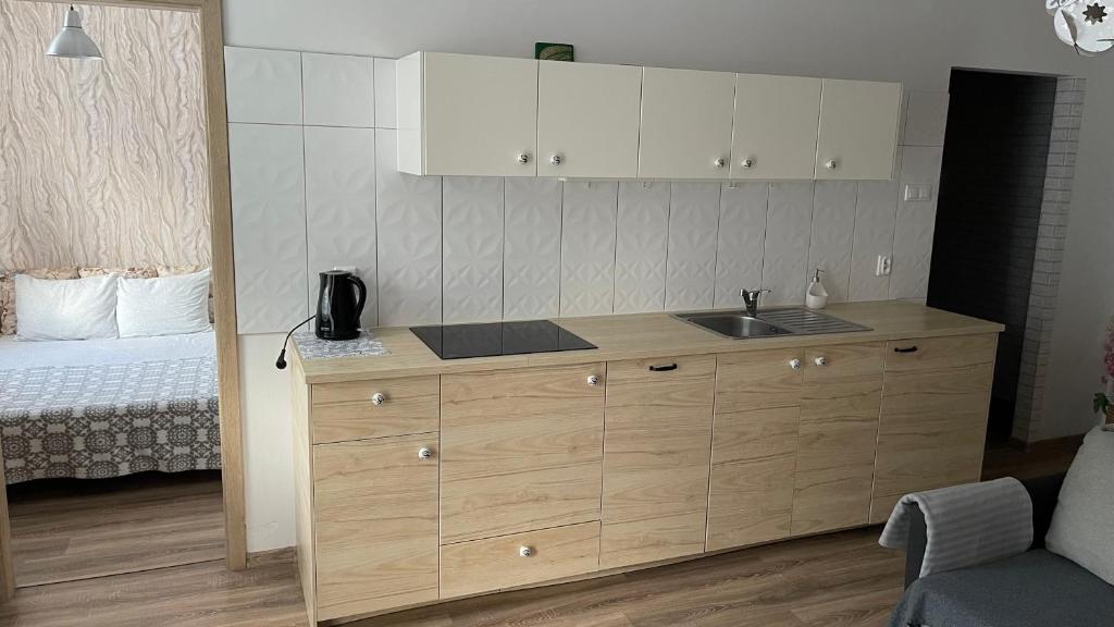 Kuchyňa alebo kuchynka v ubytovaní Apartament Góralska