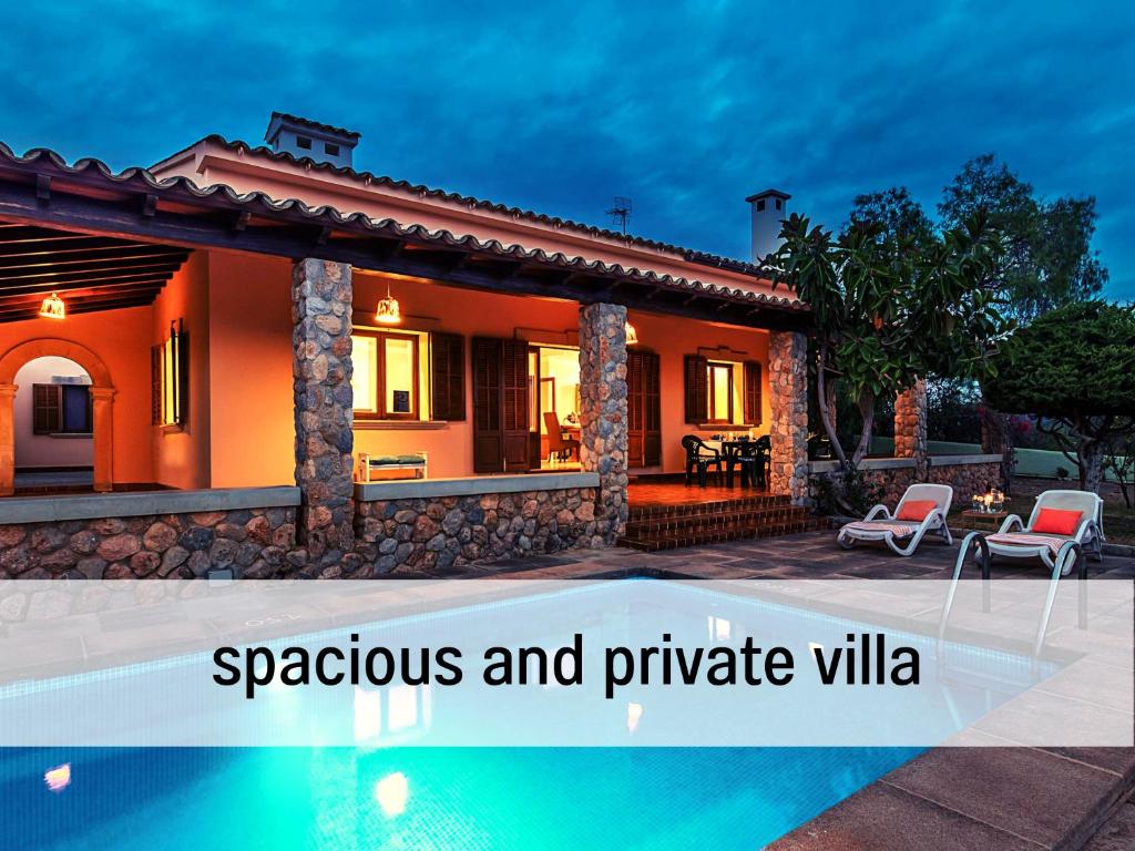 Finca Feliz mit Meerblick, Pool, W-lan & Parkplatz, Bunyola ...