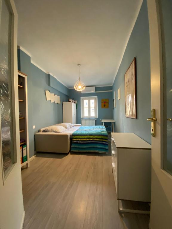 Säng eller sängar i ett rum på Florence Golden Terrace