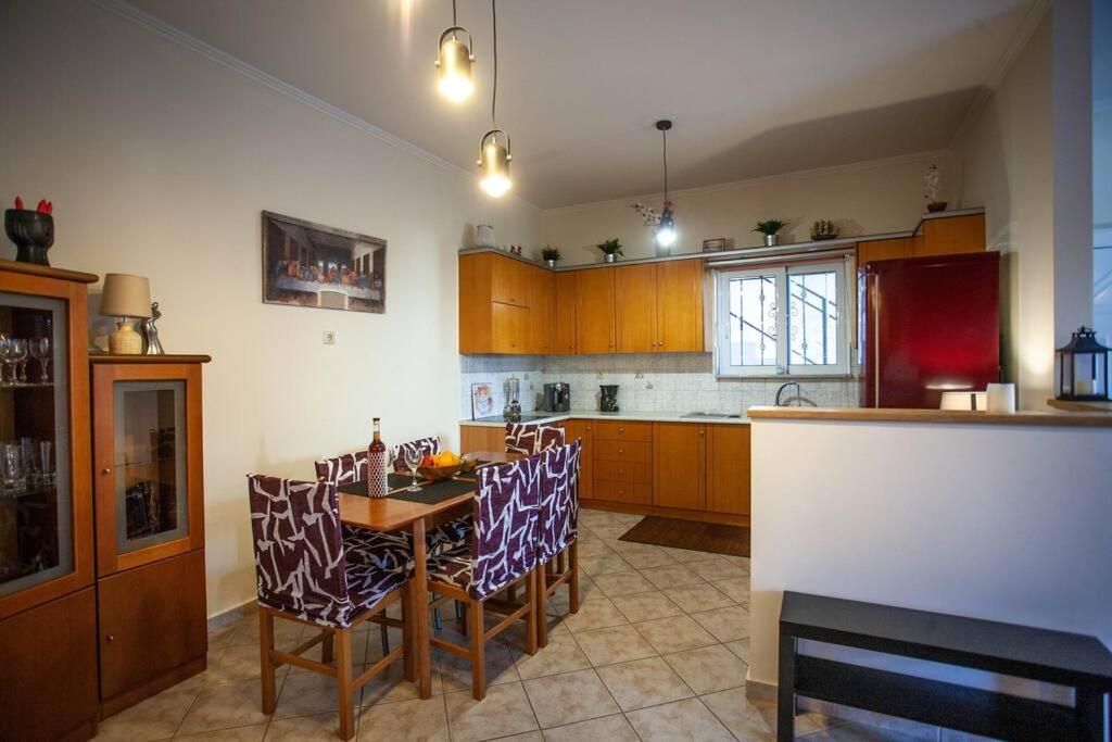 A kitchen or kitchenette at Retro seaside resort