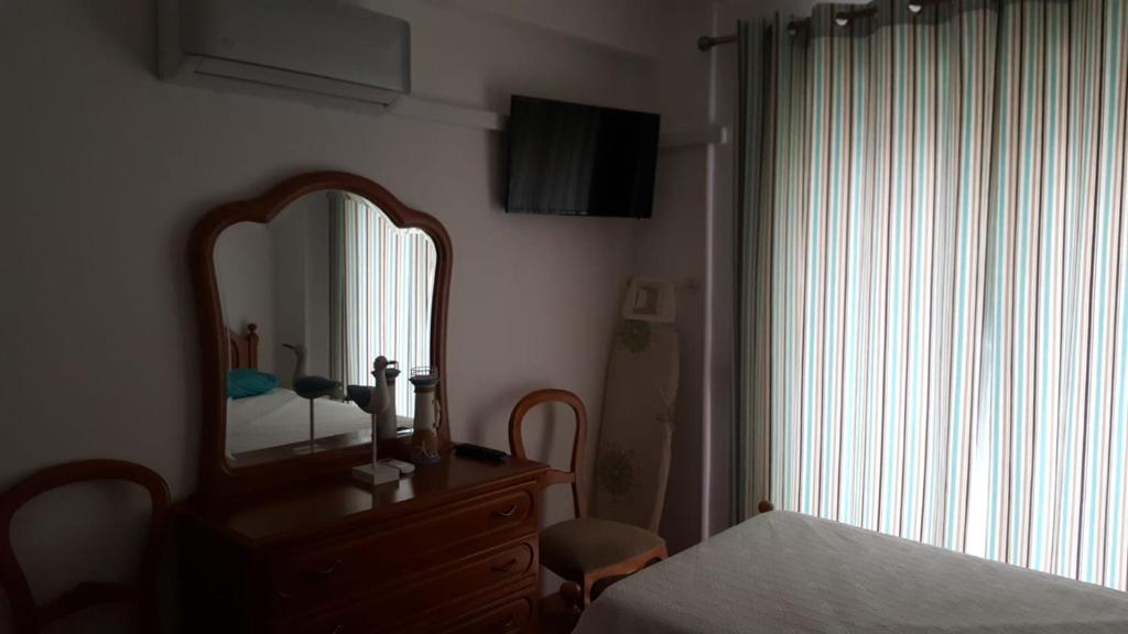 Postel nebo postele na pokoji v ubytování 1 bedroom holidays apartment in Quarteira Algarve