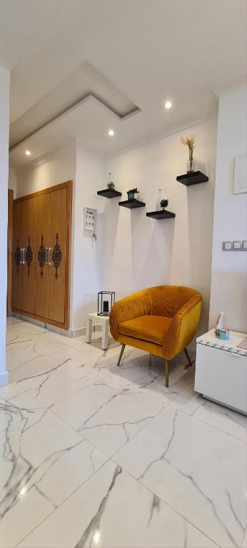 Posezení v ubytování Luxueux Appartement DOWNTOWN RABAT