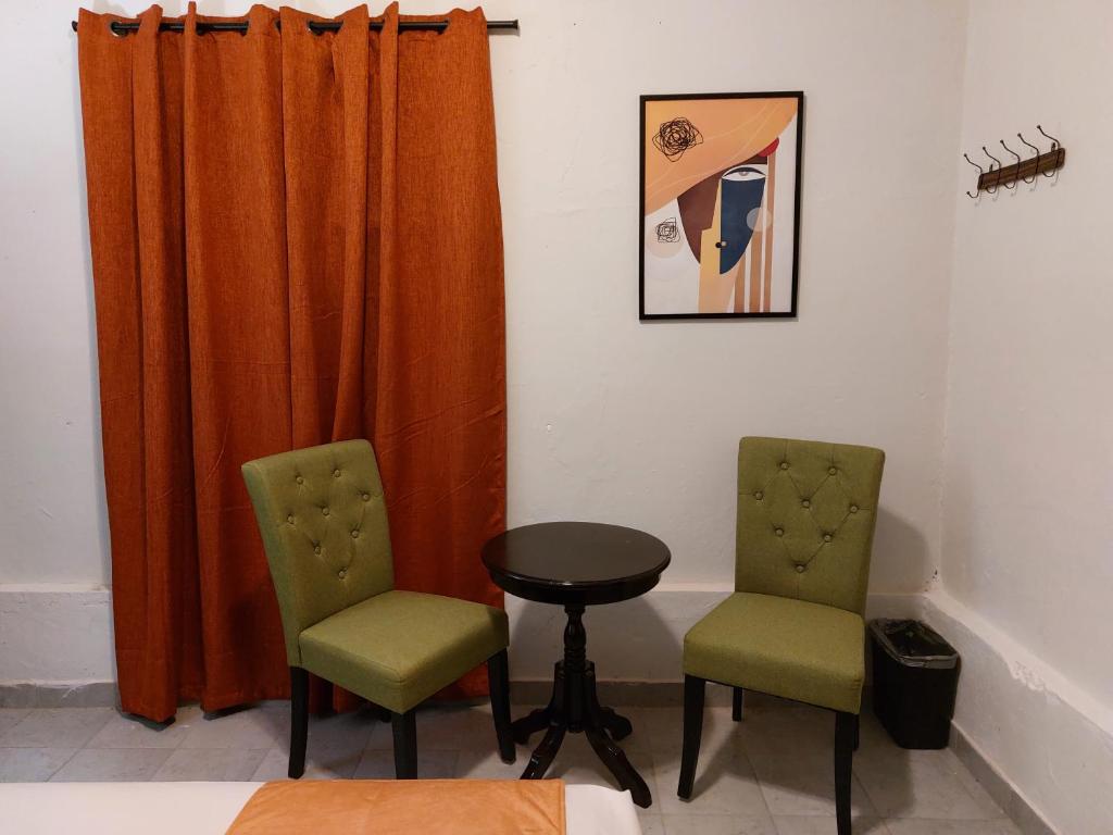 Istumisnurk majutusasutuses Hospedaje Los Lirios Chitré