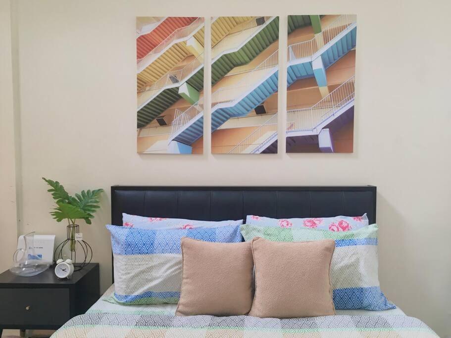 Ένα ή περισσότερα κρεβάτια σε δωμάτιο στο Condo , WIFI up to 100mbps , Infinity Pool