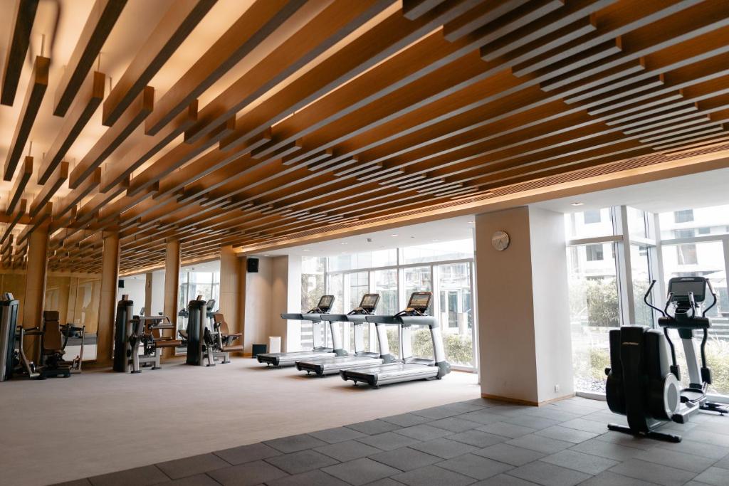 Fitness centrum a/nebo fitness zařízení v ubytování Hyatt Regency Ahmedabad