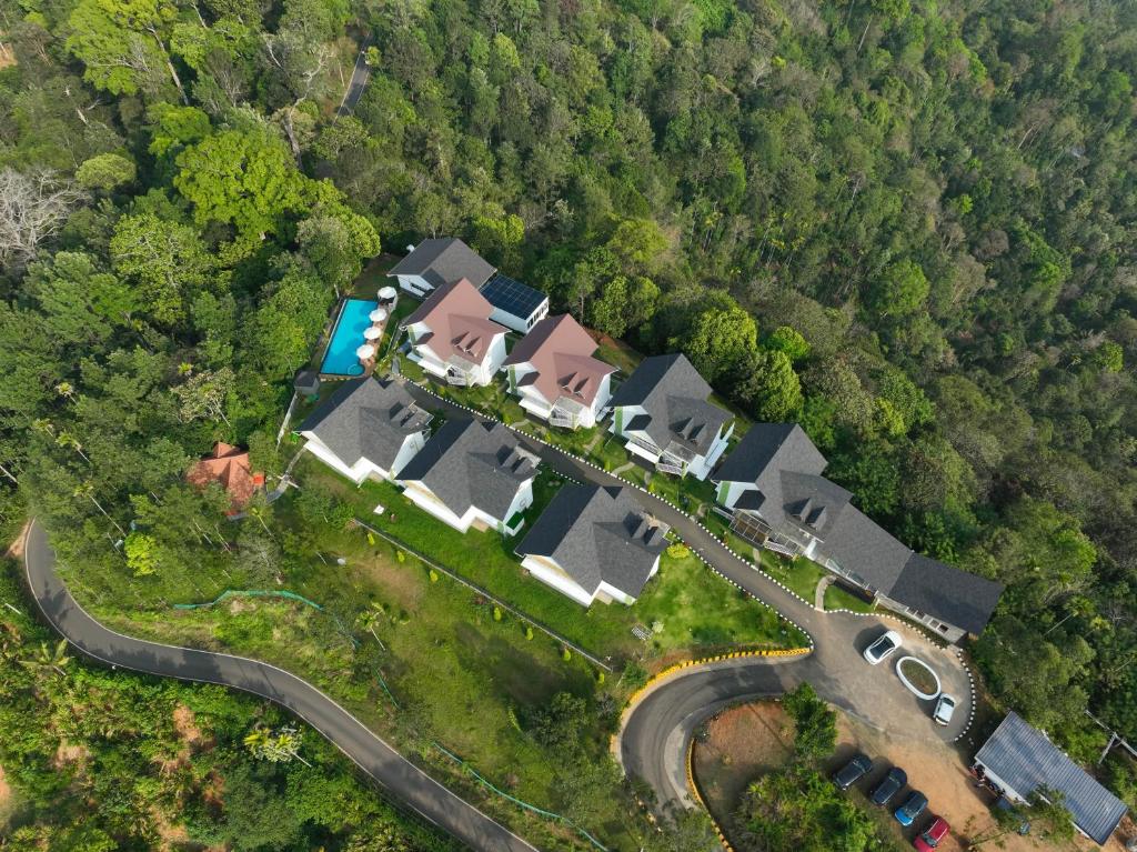 Letecký snímek ubytování Sprise Munnar Resort and Spa