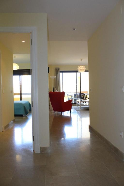 Posezení v ubytování 2114-Apt with nice terrace with pool view