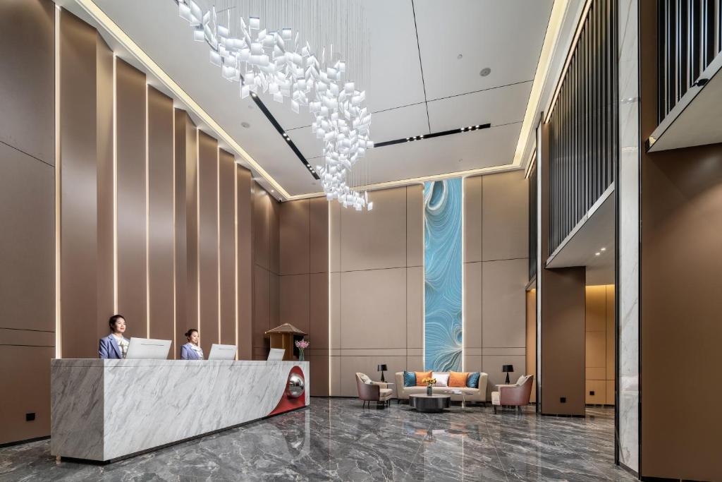 Posezení v ubytování Jinshi Hotel