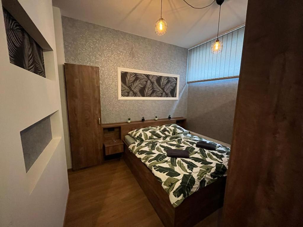 Postel nebo postele na pokoji v ubytování Ubytování Tajemství Lucy