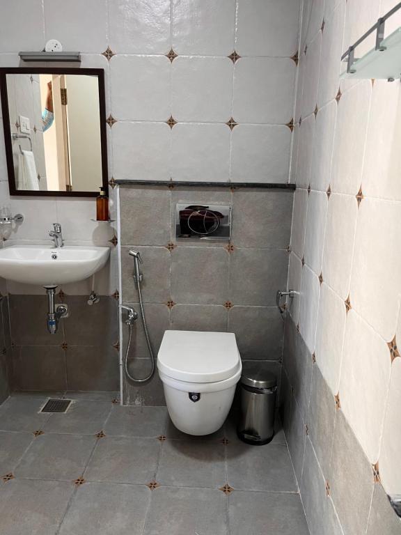 Koupelna v ubytování Casa Mel