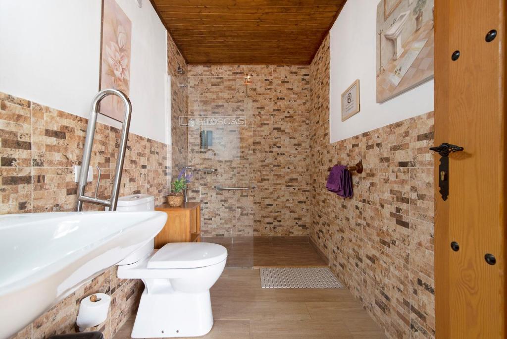 A bathroom at Casa Las Toscas