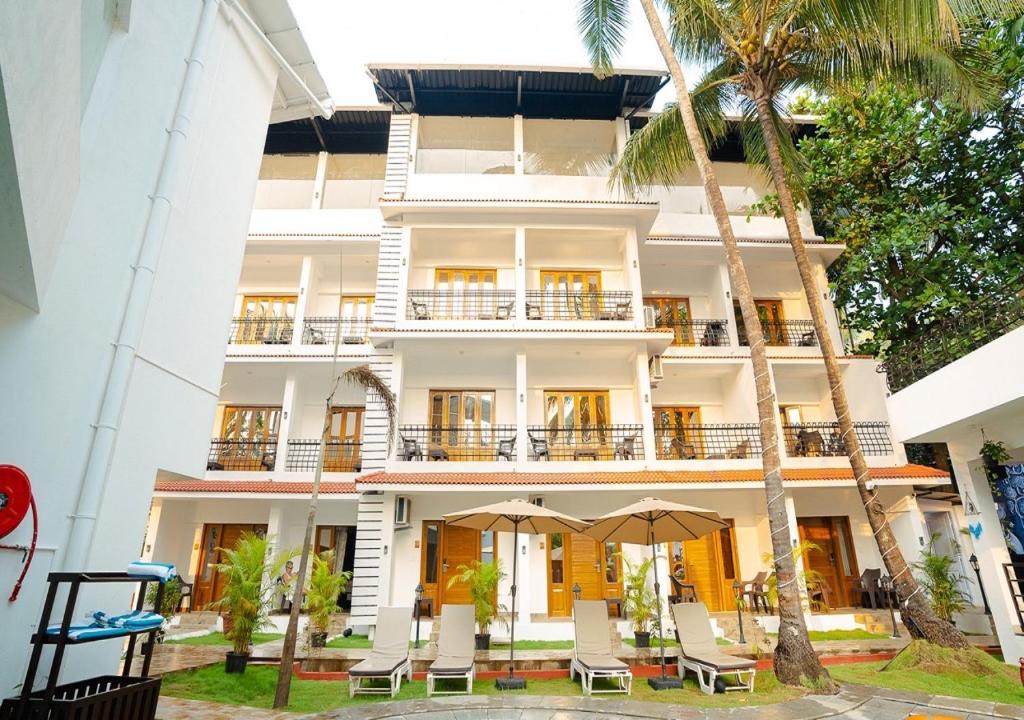 Balkón nebo terasa v ubytování The Verda De Miranda Resort Morjim North Goa