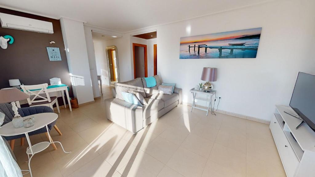 A television and/or entertainment centre at Casa Egeo W - A Murcia Holiday Rentals Property