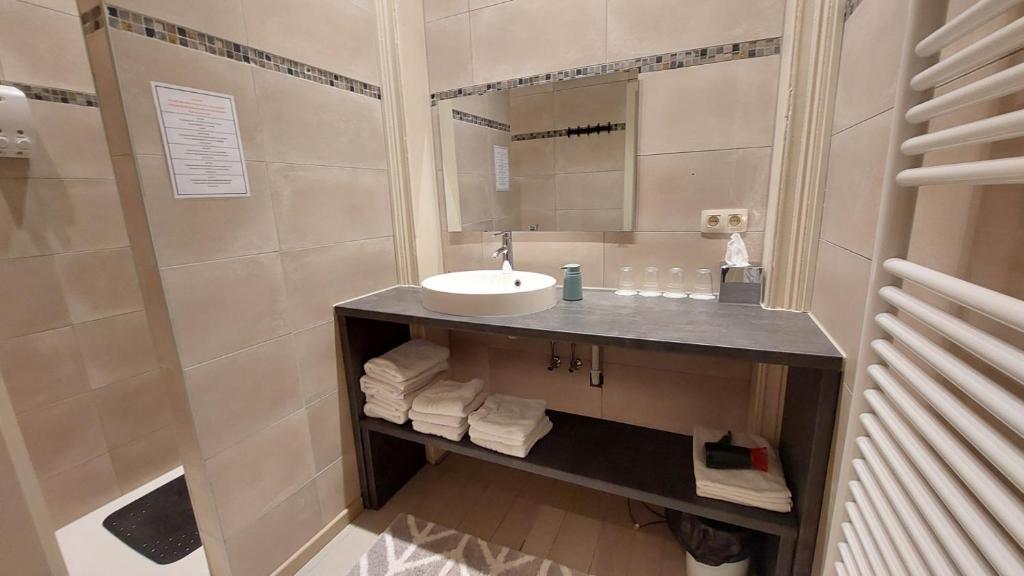 Koupelna v ubytování Albert - Rooms