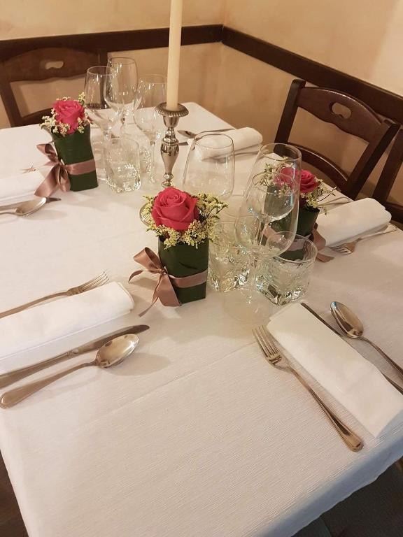 Restaurace v ubytování ABBAZIA SS. QUIRICO E GIULITTA