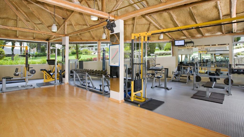 Fitness centrum a/nebo fitness zařízení v ubytování Hotel Quito