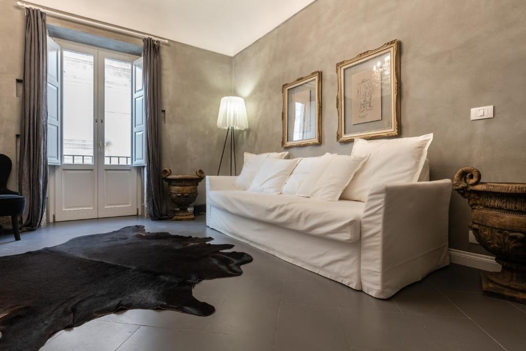 A seating area at San Giuseppe Luxury Apartment