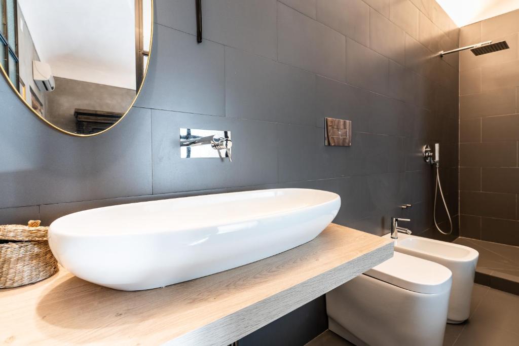 A bathroom at San Giuseppe Luxury Apartment