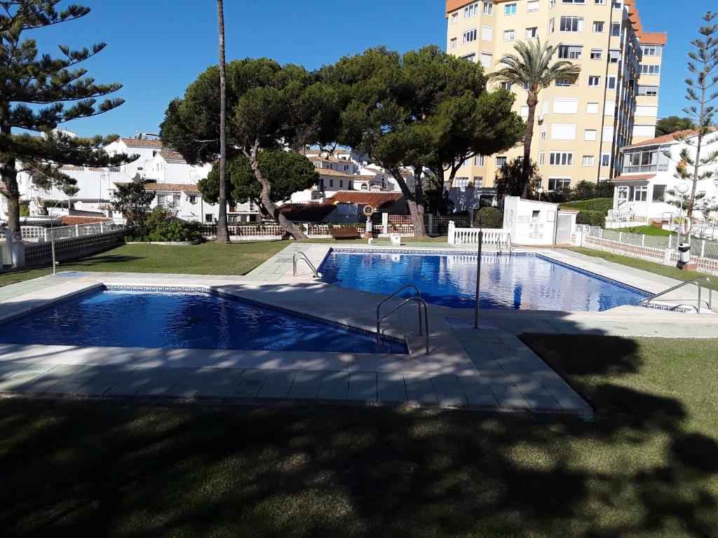Bazén v ubytování Sea Views, Beach & pool La Cala Mijas ,Alcantara nebo v jeho okolí