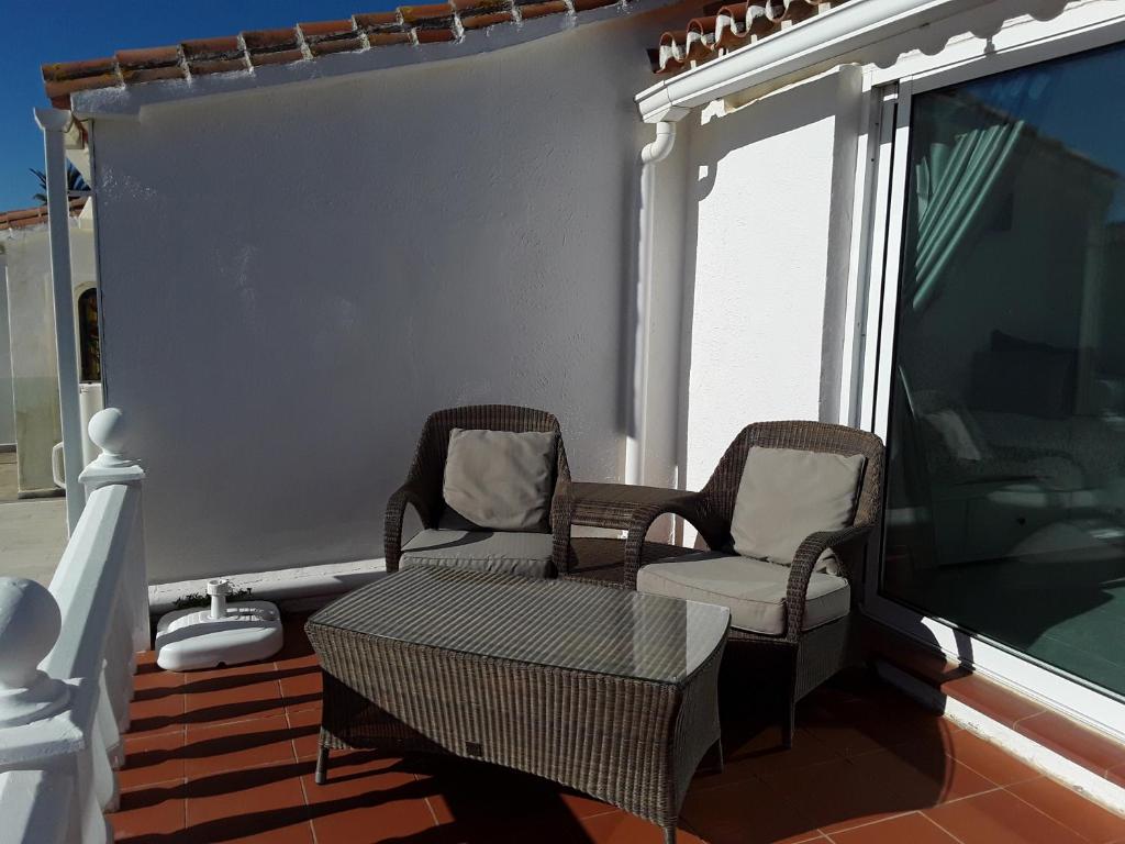 Posezení v ubytování Sea Views, Beach & pool La Cala Mijas ,Alcantara