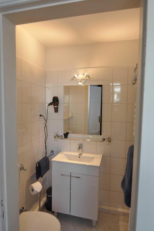 Koupelna v ubytování Appartementhaus Flori
