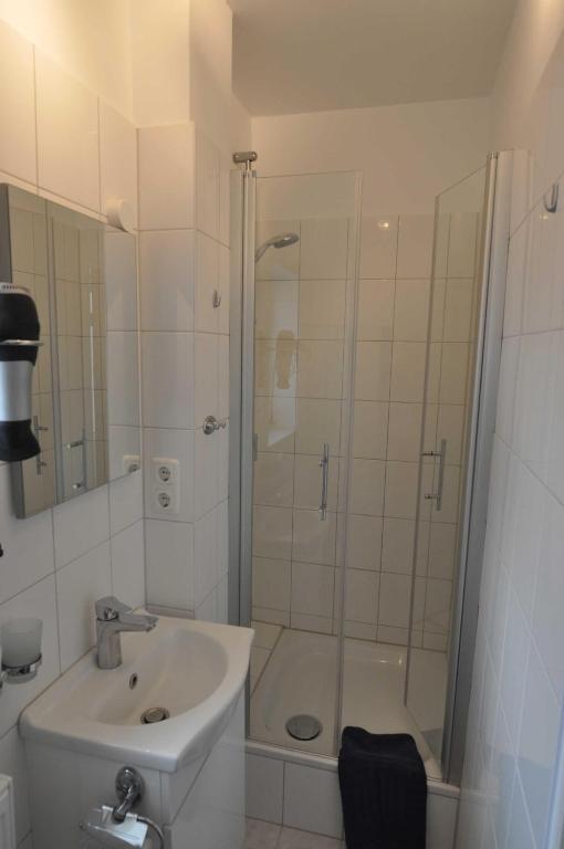 Koupelna v ubytování Appartementhaus Flori