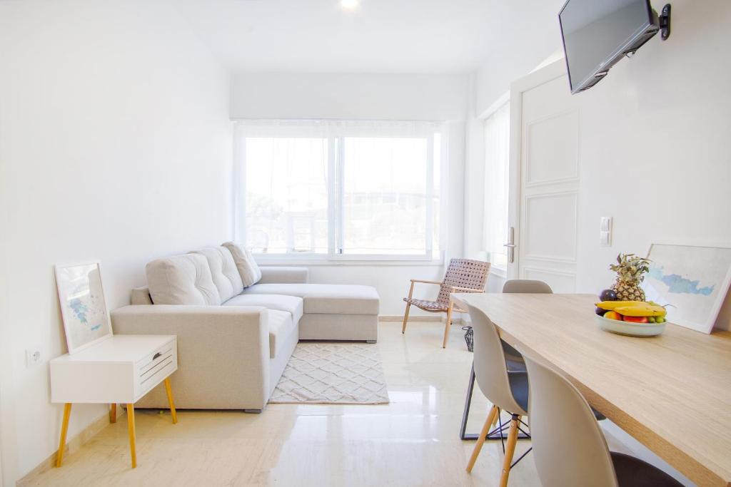 Posezení v ubytování Asteria Apartments