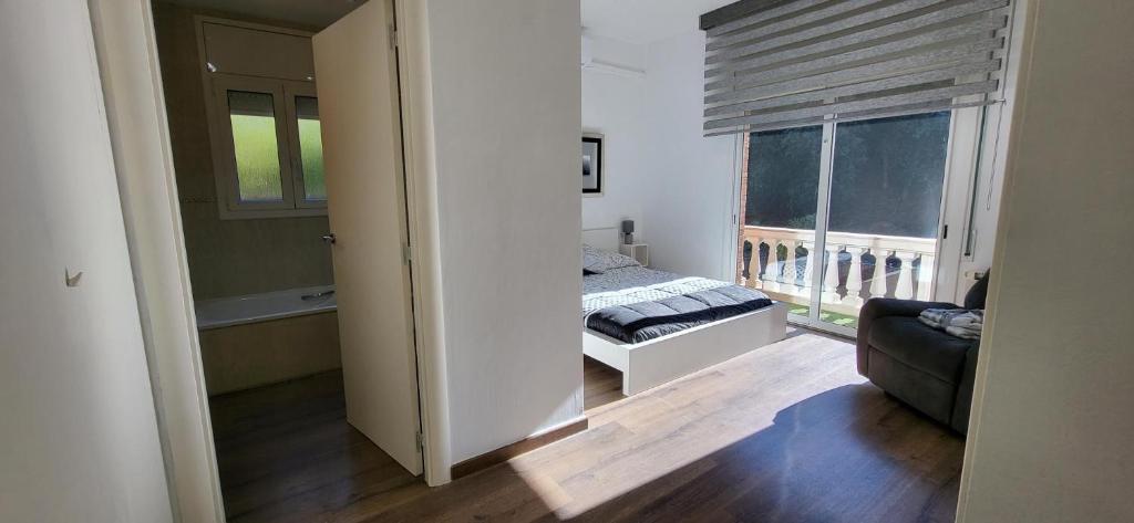 Postel nebo postele na pokoji v ubytování Casa en Alella, Barcelona
