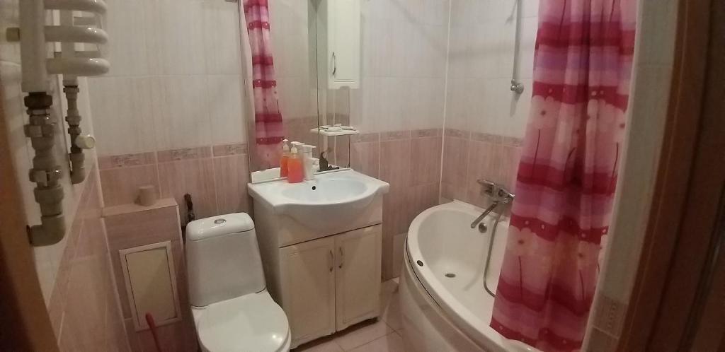 Koupelna v ubytování Apartments for rent