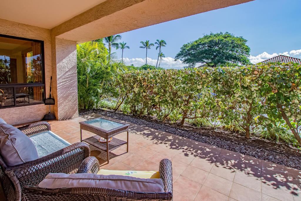 Zahrada ubytování Shores at Waikoloa #108