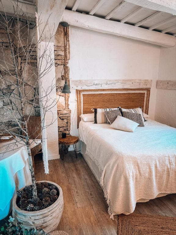 Cama o camas de una habitación en Suite con Burbuja