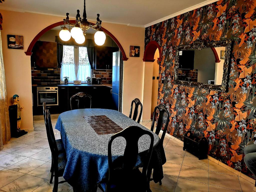 Kuchyňa alebo kuchynka v ubytovaní Villa Wellness