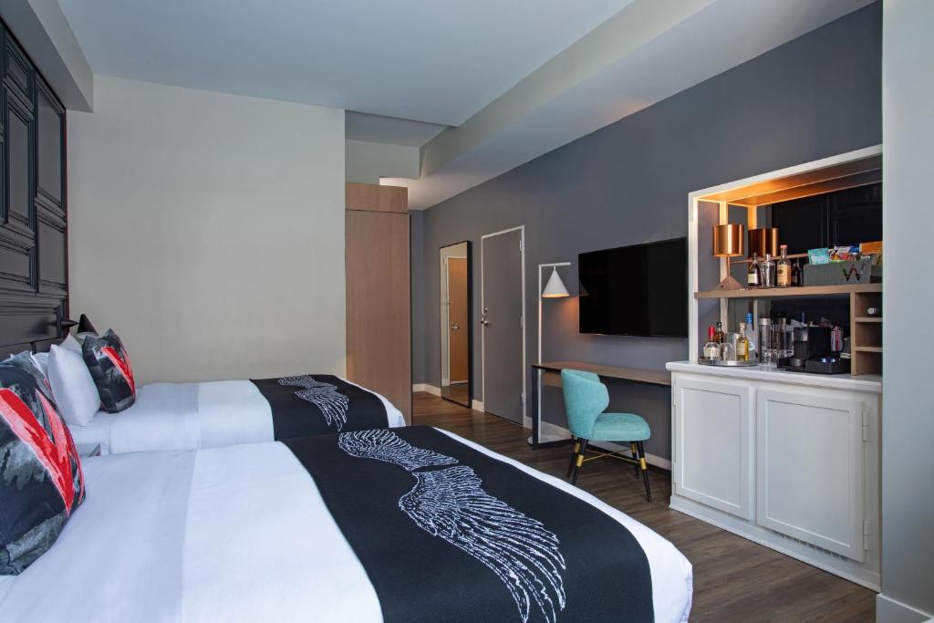 W Boston - Wonderful 2 Queen, Guest Room, 2 Queen