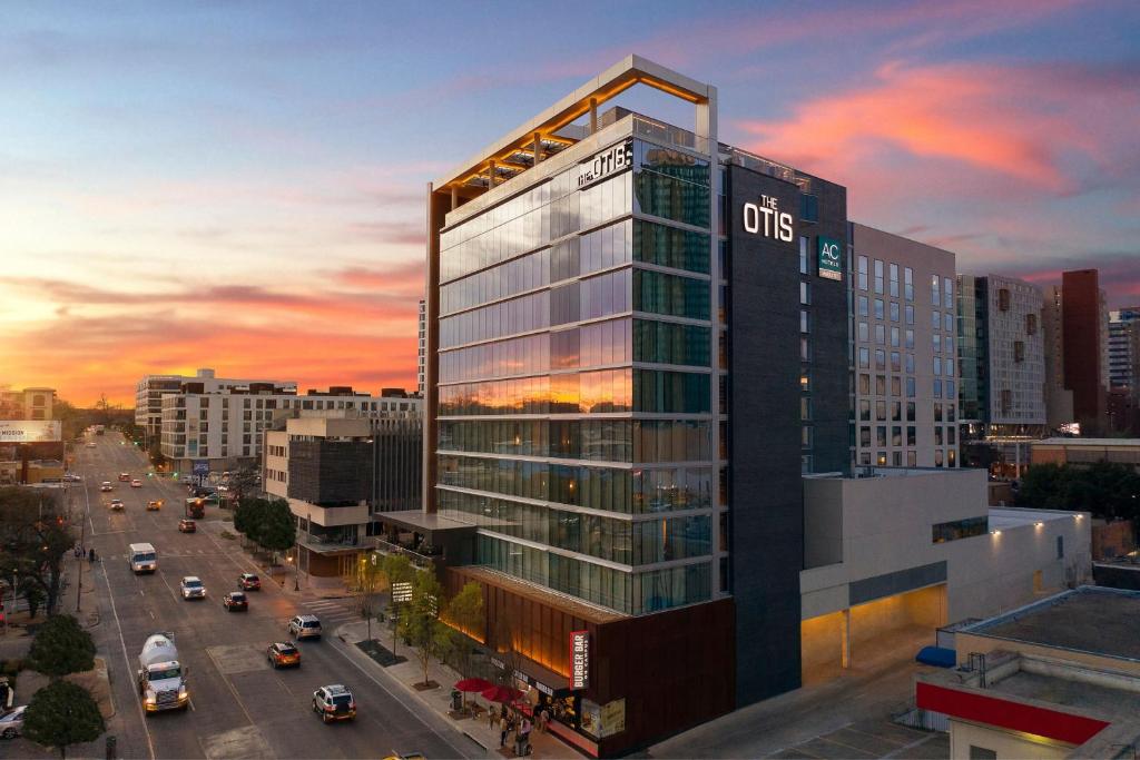 a rendering of an office building in a city at The Otis Hotel Austin, Autograph Collection in Austin