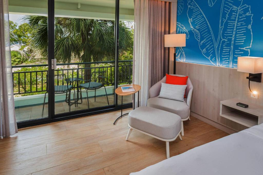 Balkón nebo terasa v ubytování Curaçao Marriott Beach Resort