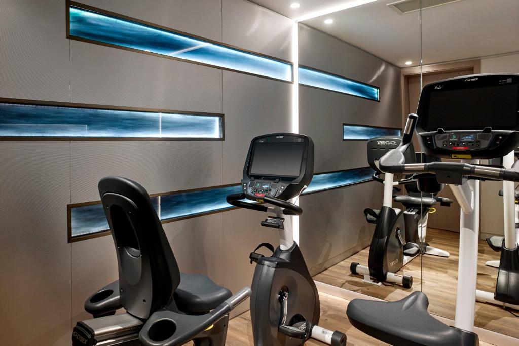 Fitness centrum a/nebo fitness zařízení v ubytování Paragraph Resort & Spa Shekvetili, Autograph Collection