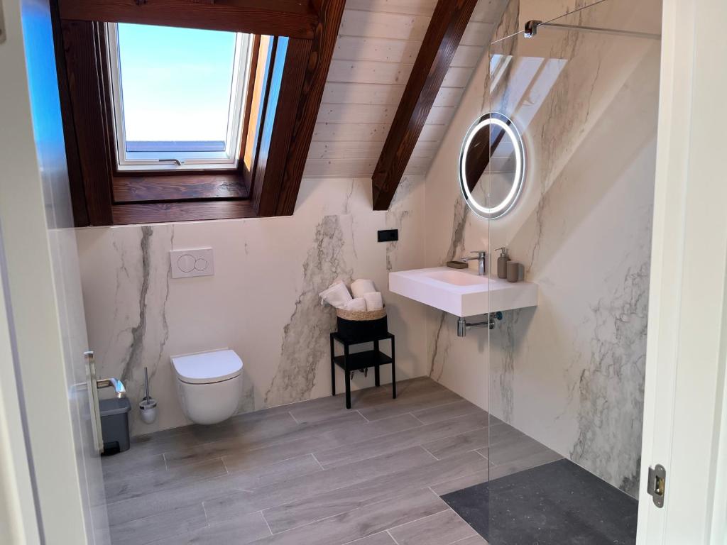 Koupelna v ubytování HOTEL RURAL BASQUE IRATI