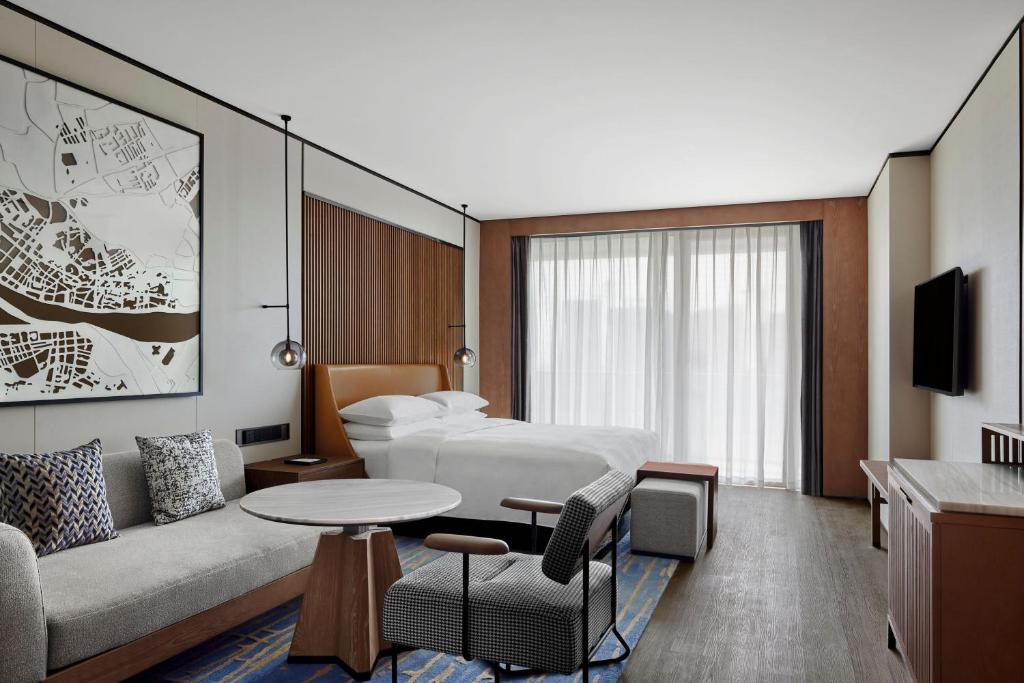 Posezení v ubytování Sheraton Zhaoqing Dinghu