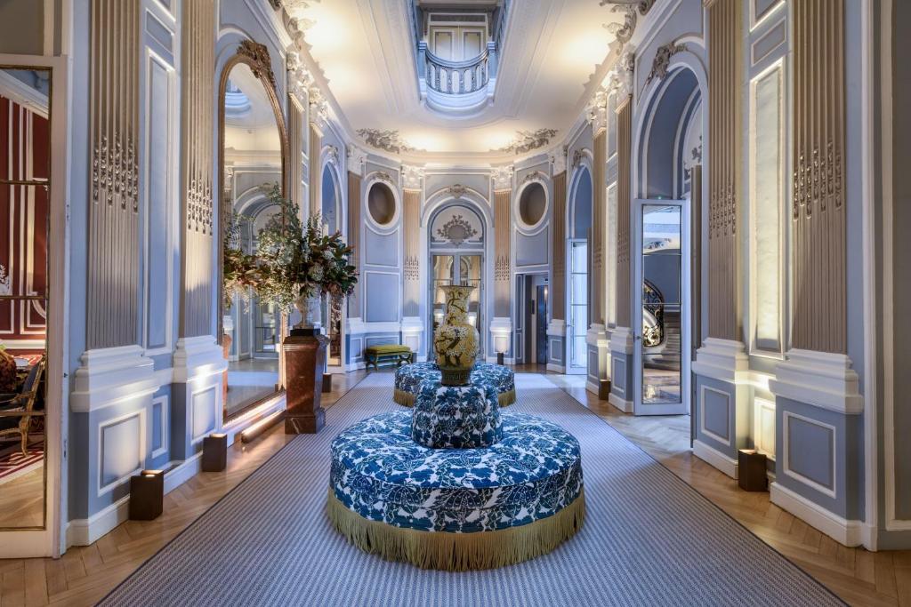 Posezení v ubytování Santo Mauro, a Luxury Collection Hotel, Madrid