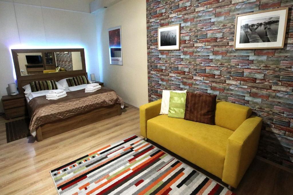 Posteľ alebo postele v izbe v ubytovaní ABT Apartments